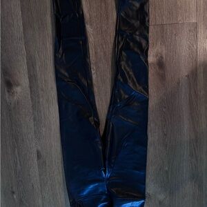 Wilfred Black Faux Leather Leggings